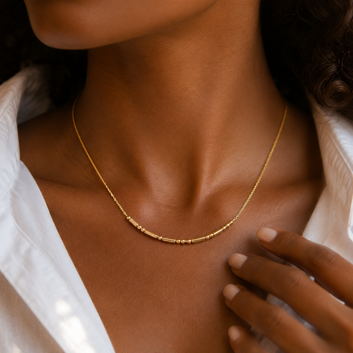 The Hidden Message Necklace