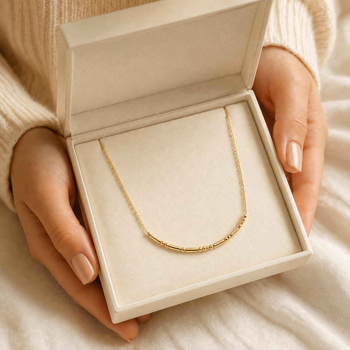 The Hidden Message Necklace